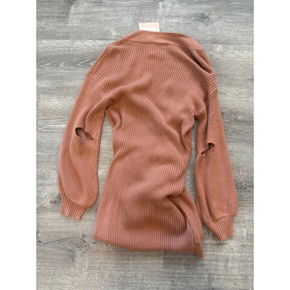 Kittenish Womens Knit Small Brighton Spiced Sweater Dress - Picture 2 of 5